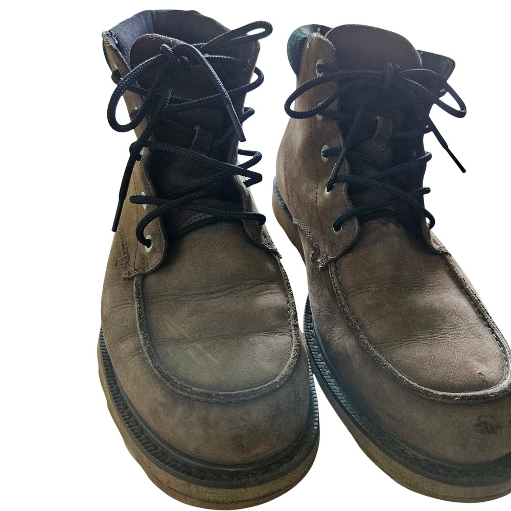 Sorel‎ Chukka Moc Boots Mens 10.5 Brown Lace Up Waterproof EUC